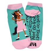 LazyOne Unisex Hot to Trot Adult Slipper Socks