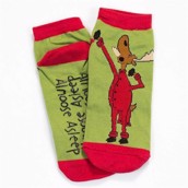 LazyOne Unisex Almoose Asleep Adult Slipper Socks