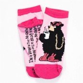 LazyOne Unisex Bear in the Morning Adult Slipper Socks