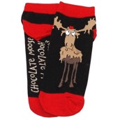LazyOne Unisex Chocolate Moose Adult Slipper Socks