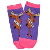 LazyOne Unisex Moose America Adult Slipper Socks