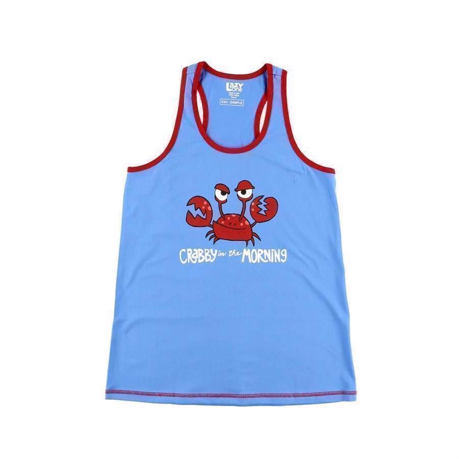 LazyOne Unisex Crabby PJ Tank Top Adult