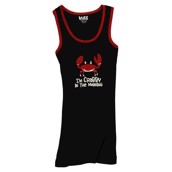 LazyOne Unisex Im Crabby PJ Tank Top Adult