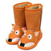 LazyOne Kids Unisex Fox Toasty Toez Slippers