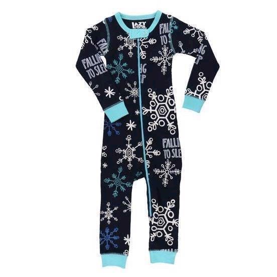 LazyOne Unisex Falling To Sleep Infant Thermal Sleepsuit