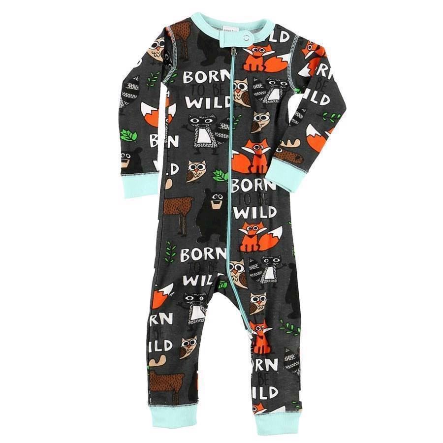 LazyOne Born to be Wild Infant Sleepsuit