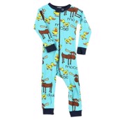 LazyOne Duck Duck Moose boy Infant Sleepsuit