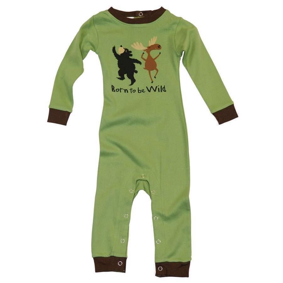 LazyOne Boys Born to be Wild Infant Sleepsuit