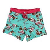 LazyOne Womens Don't Do Mornings Moose PJ Boxers