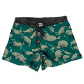 LazyOne Womens No Wake Zone Manatee PJ Boxers