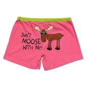 LazyOne Womens Dont Moose with Me Boxers