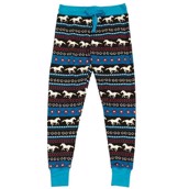 LazyOne Womens Horse Fair Isle PJ Leggings