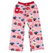 LazyOne Womens Sweet Dreams Cupcake Fitted PJ Trousers