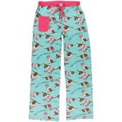 LazyOne Womens Fitted Don't Do Mornings Moose PJ Trousers