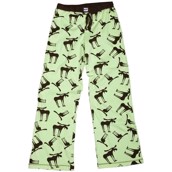 LazyOne Womens Funky Moose Fitted PJ Trousers