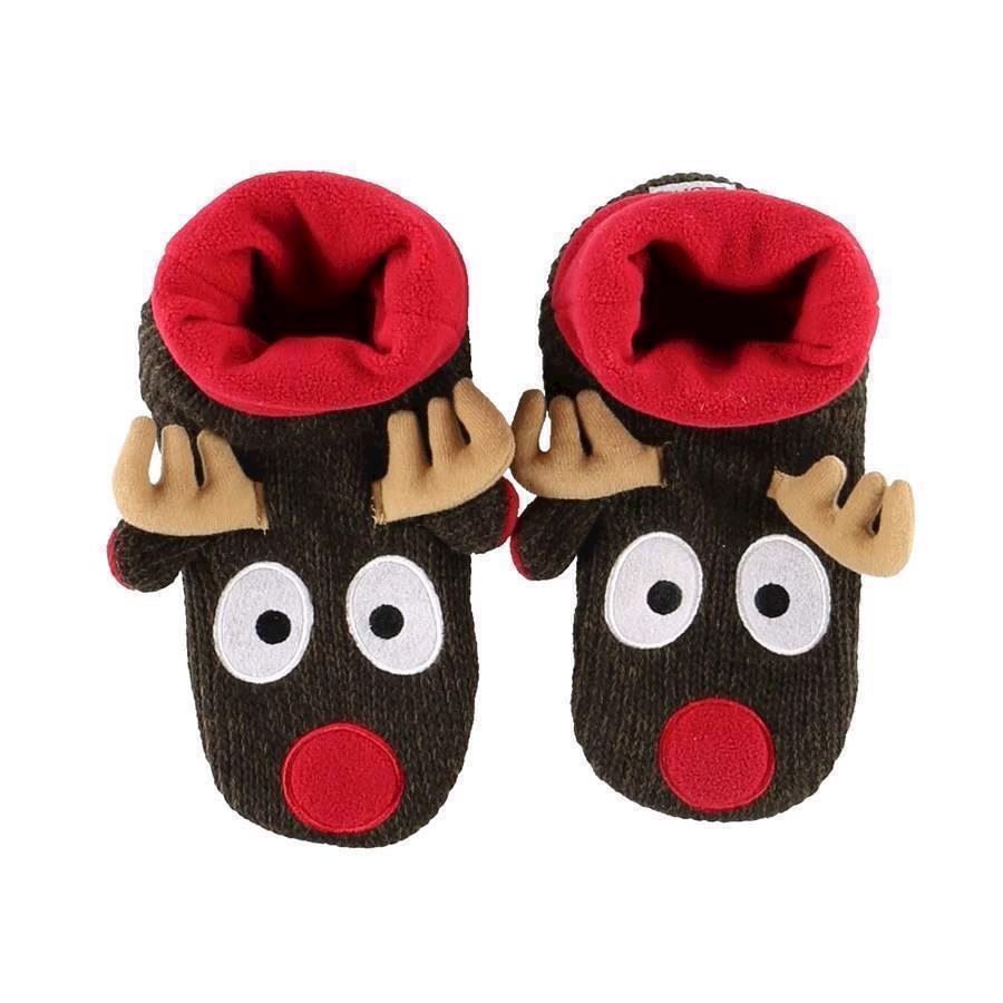 LazyOne Womens Reindeer Woodland Slippers