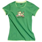 LazyOne Womens Toadally Tired Fitted PJ T Shirt