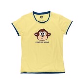 LazyOne Womens Monkeying Around Fitted PJ T Shirt