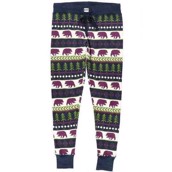 LazyOne Womens Bear Fair Isle PJ Leggings