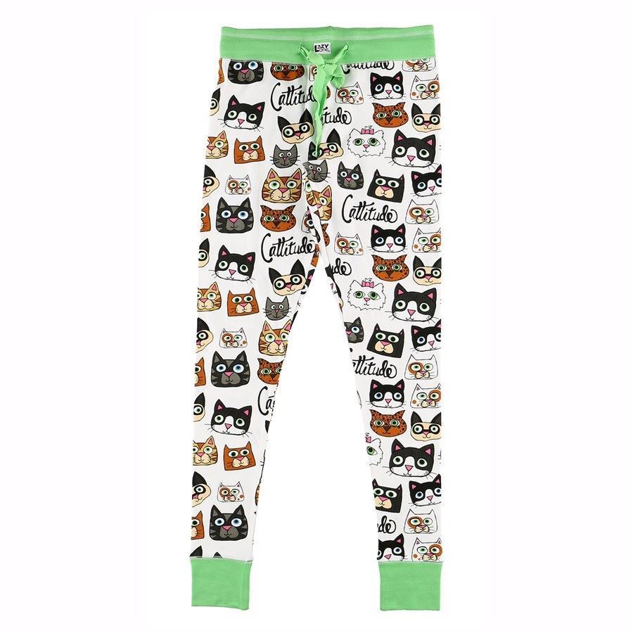 Catitude sjove pyjamas leggings til unge damer