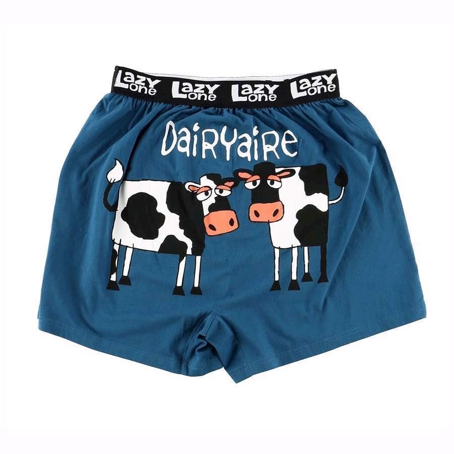 LazyOne Dairyaire Mens Boxer Shorts