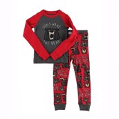 LazyOne Don't wake the Bear Kids PJ Set Long Sleeve