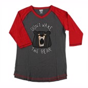 LazyOne Unisex Don't wake the Bear PJ Tall T Shirt