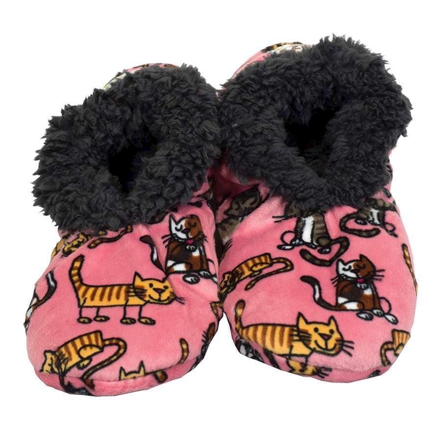 LazyOne Womens Cat Nap Fuzzy Feet Slippers