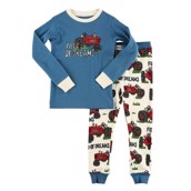 LazyOne Boys Field of Dreams Kids PJ Set Long Sleeve