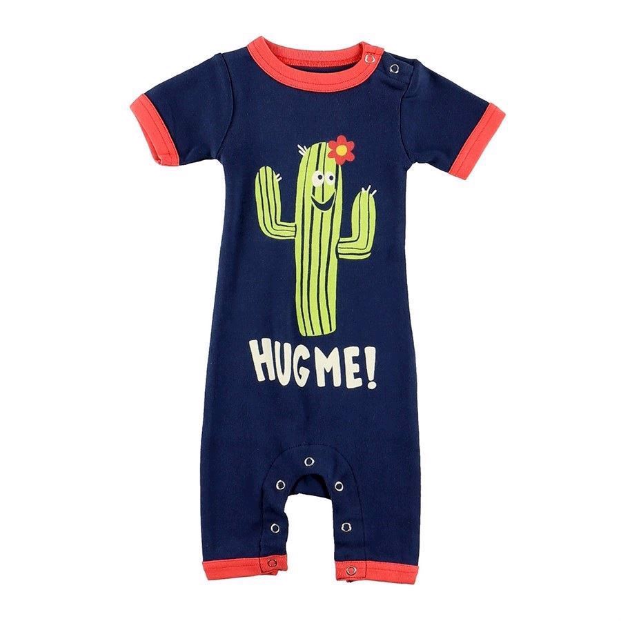 LazyOne Hug Me Infant PJ Rompers