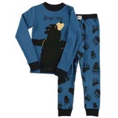 LazyOne Boys Bear Hug Kids PJ Set Long Sleeve