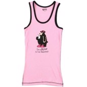 LazyOne Unisex Bear in the Morning PJ Tank Top Adult