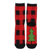 LazyOne Unisex Plaid Adult Crew Socks