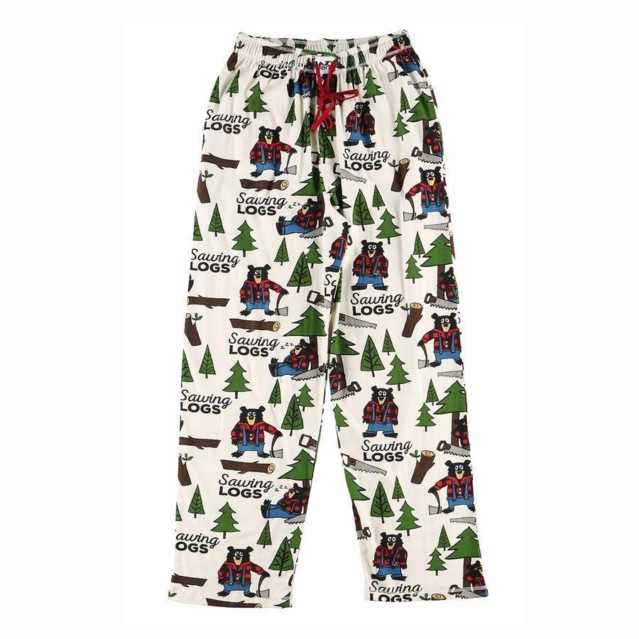 LazyOne Unisex Sawing Logs PJ Trousers Adult