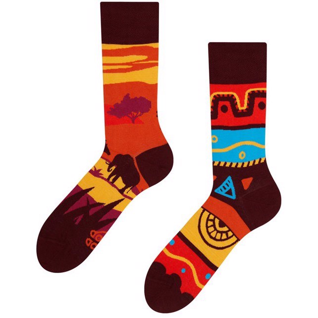 Humor sokker voksen - AFRICA, size 35-38