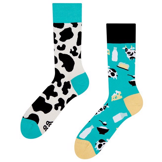 Humor sokker voksen - COW, size 43-46