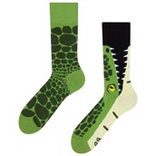 Humor sokker voksen - CROCODILE, size 43-46