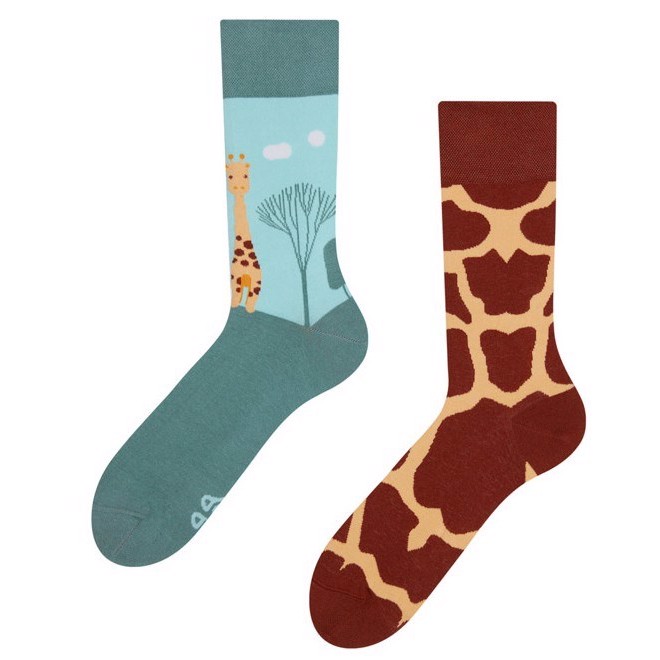 Humor sokker voksen - GIRAFFE, size 35-38