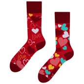 Humor sokker voksen - HEARTS, size 39-42