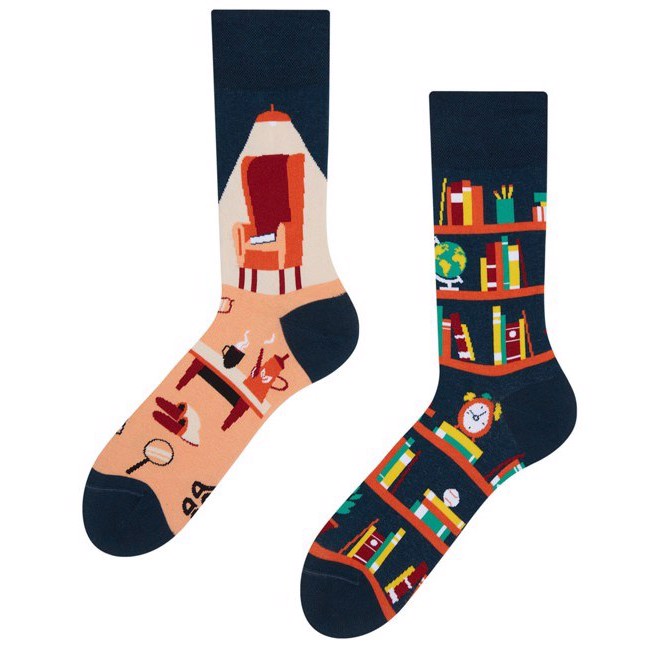 Humor sokker voksen - LIBRARY, size 35-38