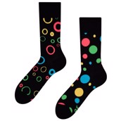 Humor sokker voksen - NEON DOTS, size 43-46