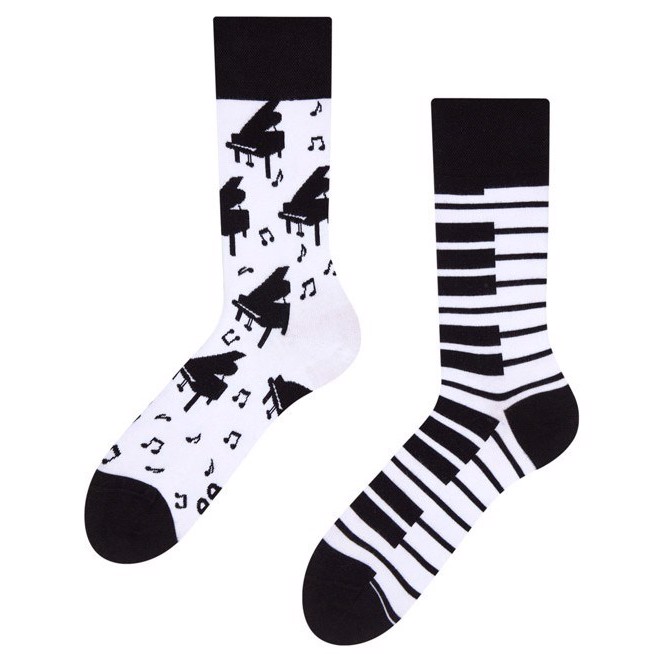 Humor sokker voksen - PIANO, size 43-46