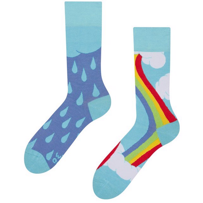 Humor sokker voksen - RAINBOW, size 43-46