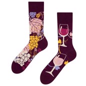 Humor sokker voksen - RED WINE, size 43-46
