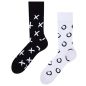 Humor sokker voksen - TIC-TAC-TOE, size 35-38