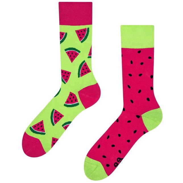 Humor sokker voksen - WATERMELON, size 35-38