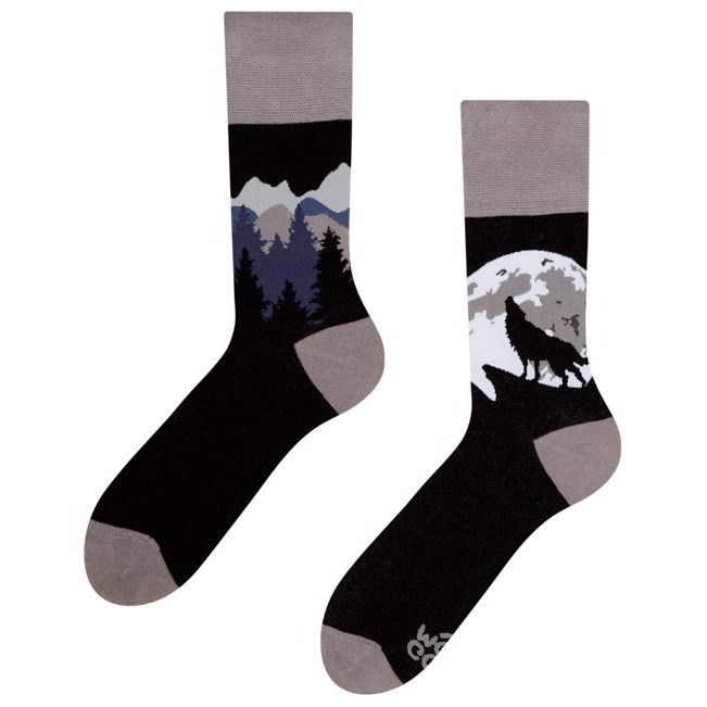 Humor sokker voksen - WOLF, size 43-46